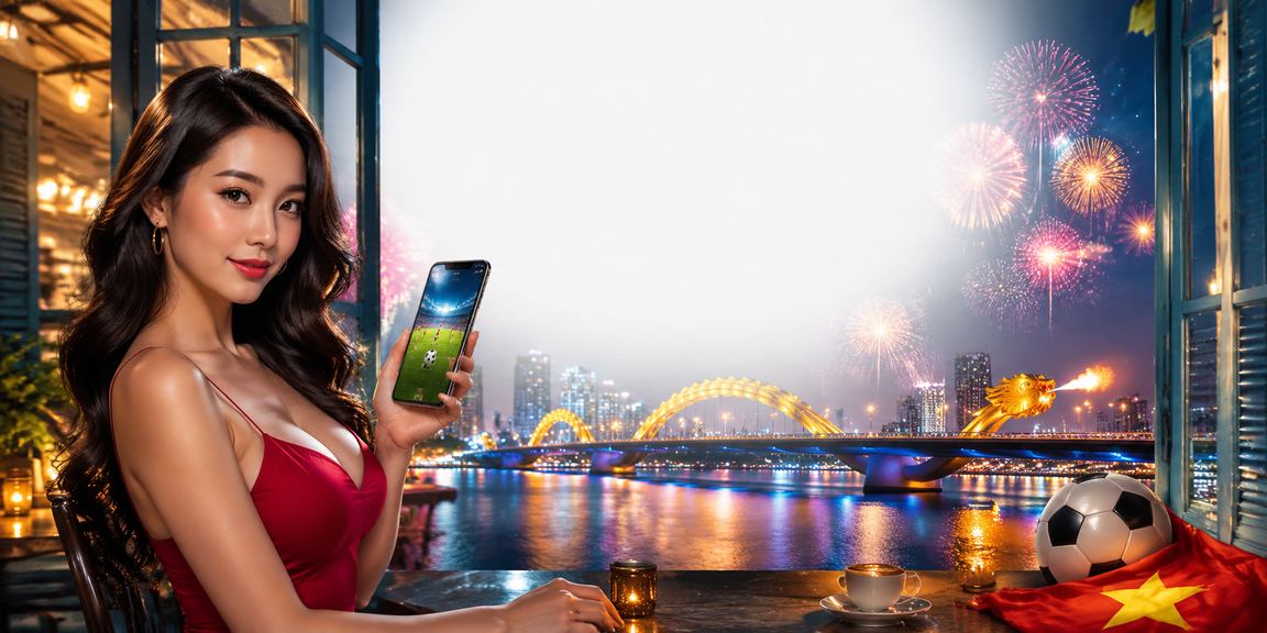 Người dùng Đà Nẵng kiểm tra ứng dụng casino trên điện thoại tại quán cà phê